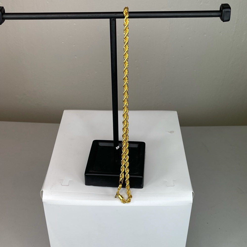 Gold Plated Rope Chain